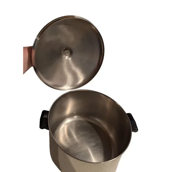 Farberware 8-Quart Aluminum Clad Stainless Steel Stock Pot Lid soup stew - Picture 2 of 16